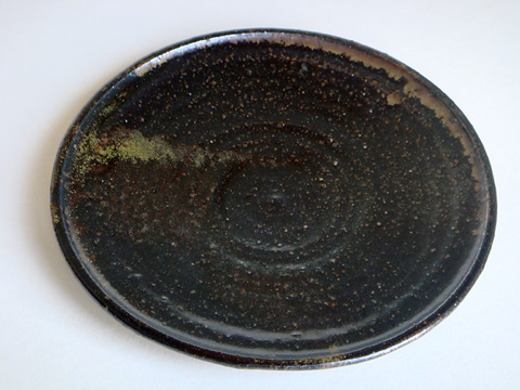 黒釉　平鉢